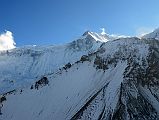 26 Tarke Kang Glacier Dome, Roc Noir Khangsar Kang From Trail Between Tilicho Base Camp Hotel and Tilicho Tal Lake